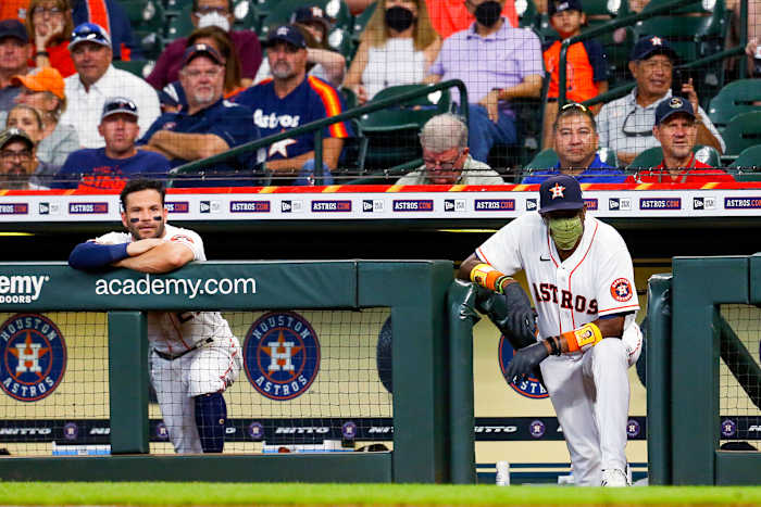 Dusty Baker and Jose Altuve